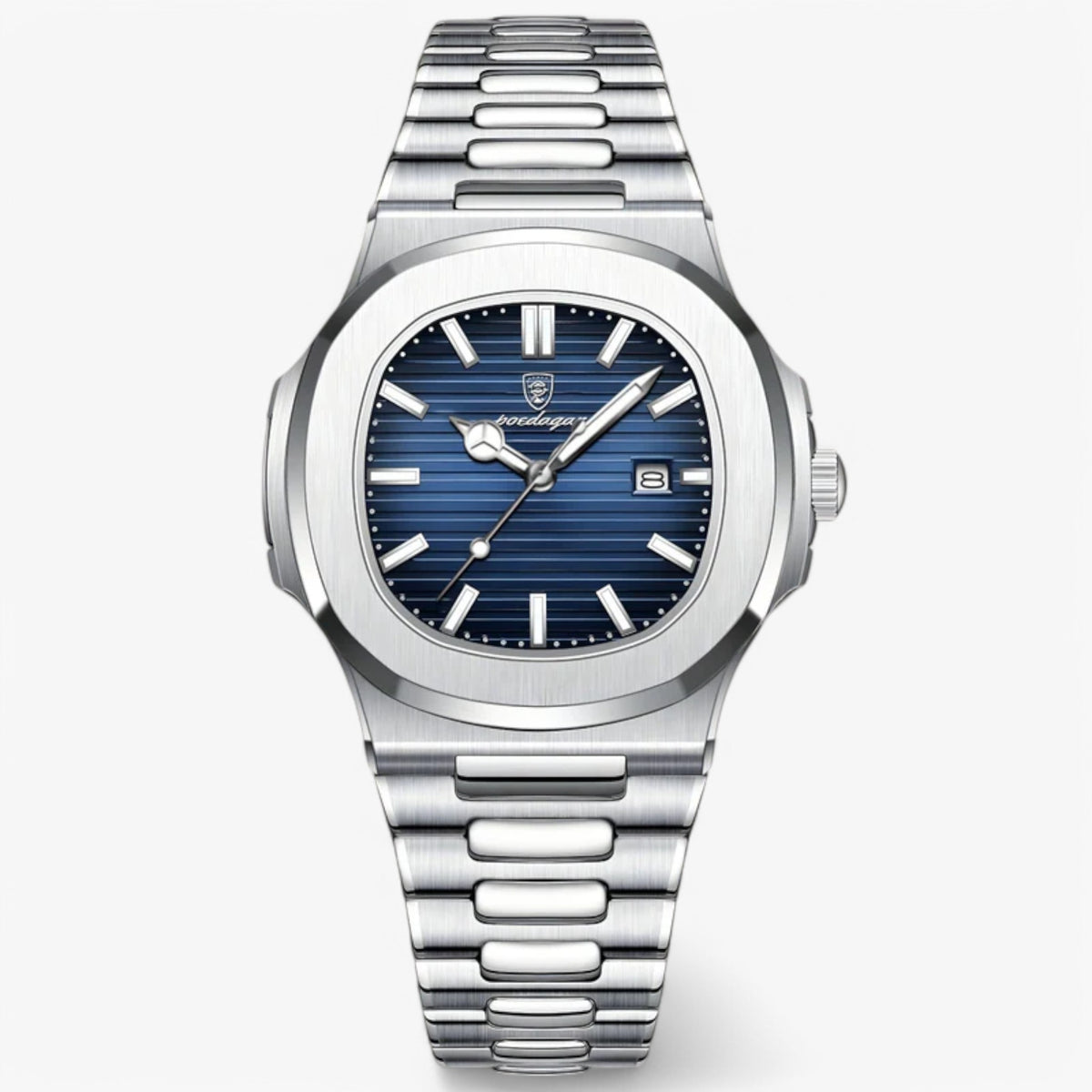 watches : Elegant Horloge - Blauw in Blauw van Pantino