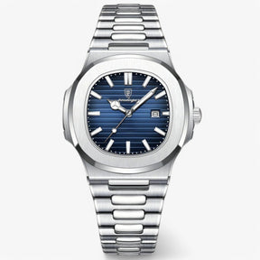 watches : Elegant Horloge - Blauw in Blauw van Pantino
