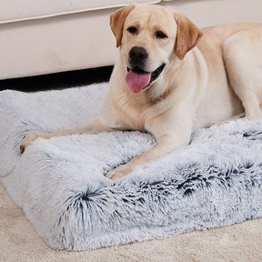 pets : Orthopedisch Pluche Hondenbed in Grijs in van Pantino