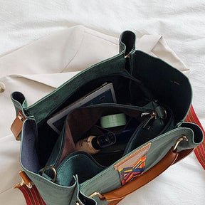 bags : Luxe Draagtas Kunstleer - Bruin in van Pantino