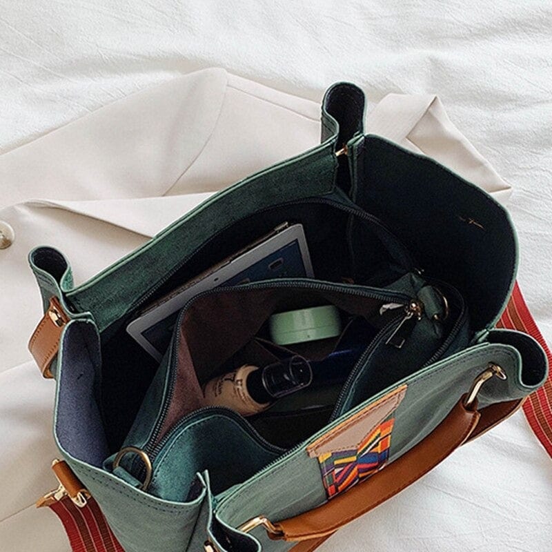 bags : Luxe Draagtas Kunstleer - Bruin in van Pantino