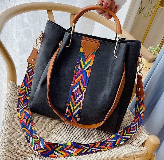 bags : Luxe Draagtas Kunstleer - Bruin in van Pantino