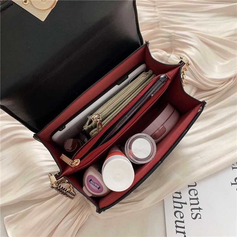 bags : Crossbody Tas Dames Zwart - Compact 21cm Imitatieleer - Kunstleer in van Pantino