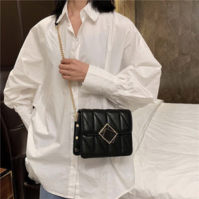 bags : Crossbody Tas Dames Zwart - Compact 21cm Imitatieleer - Kunstleer in van Pantino