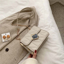 bags : Crossbody Tas Dames Zwart - Compact 21cm Imitatieleer - Kunstleer in Beige van Pantino