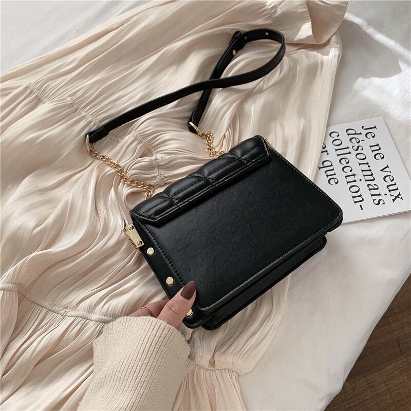 bags : Crossbody Tas Dames Zwart - Compact 21cm Imitatieleer - Kunstleer in van Pantino