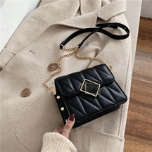 bags : Crossbody Tas Dames Zwart - Compact 21cm Imitatieleer - Kunstleer in Zwart van Pantino