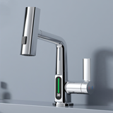 Slimme Kraan met Digitaal Display - Temperatuur Watermeting - RVS