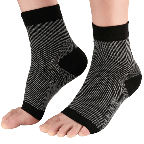 Compression Socks : Revita Socks Pro - Zeg Vaarwel Tegen Voetpijn, Hallo Tegen Blije Voeten - Zwart in van Pantino