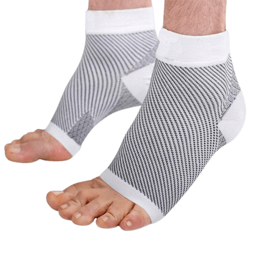 Compression Socks : Revita Socks Pro - Zeg Vaarwel Tegen Voetpijn, Hallo Tegen Blije Voeten - Zwart in Wit van Pantino