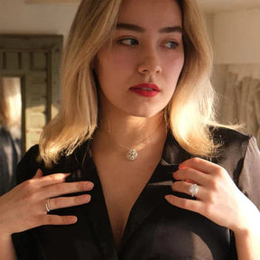 Necklace : Ketting Dames Goud - Magische "Lucky Heart" in van Pantino