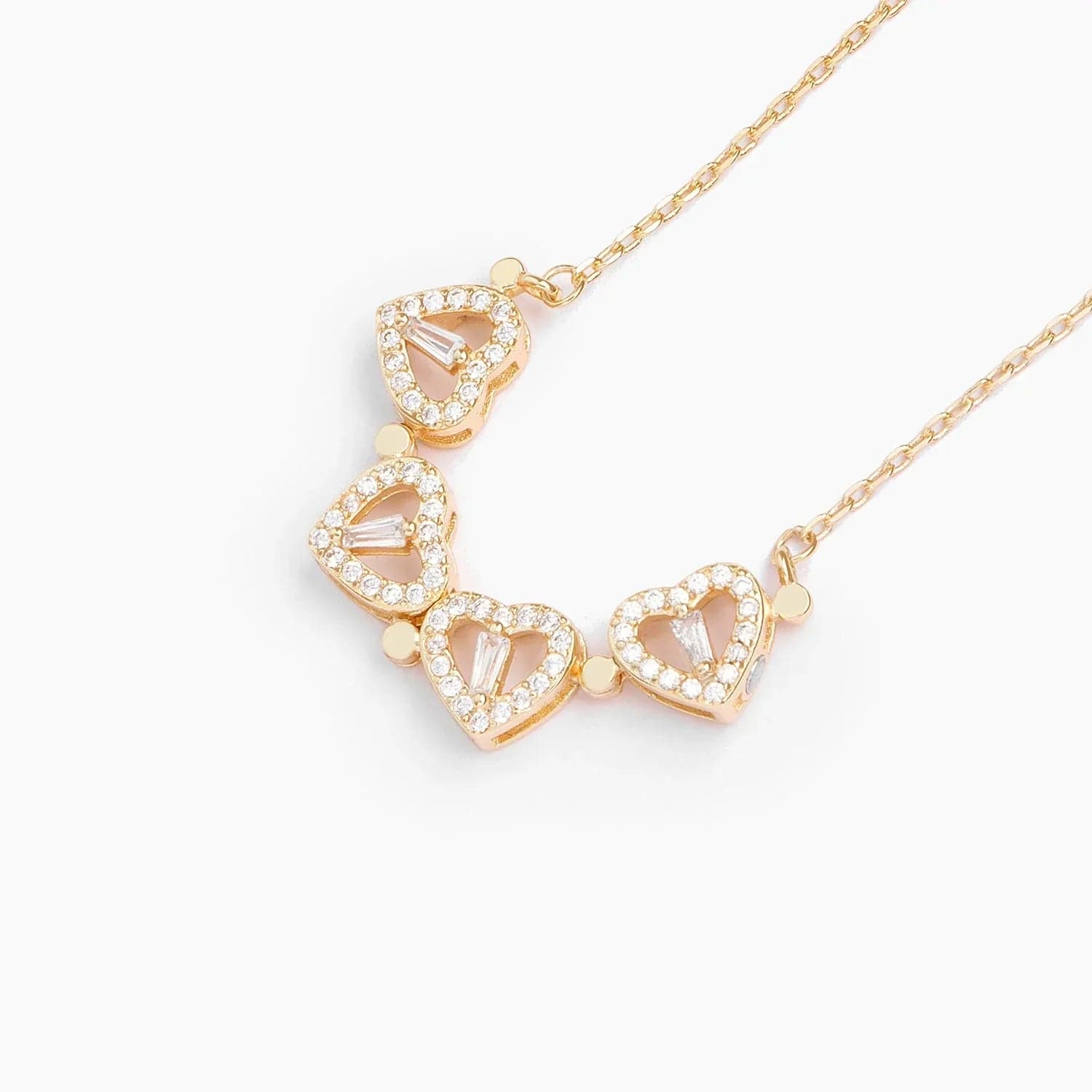 Necklace : Ketting Dames Goud - Magische "Lucky Heart" in van Pantino