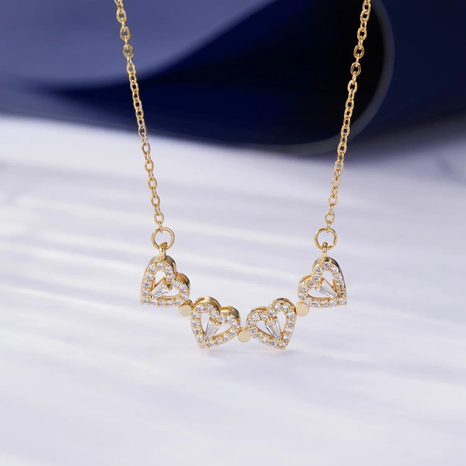 Necklace : Ketting Dames Goud - Magische "Lucky Heart" in van Pantino