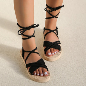 Sandals : Sandalen Dames Zwart - Luxe Handgemaakte - Brengt Elegantie en Unieke Stijl naar Elke Stap in Zwart van Pantino