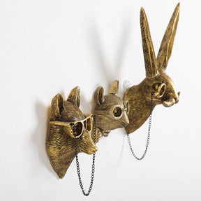 home & garden : Wanddecoratie Hertenkop 'Frankie' - Realistisch Kunsthars Wandornament in van Pantino