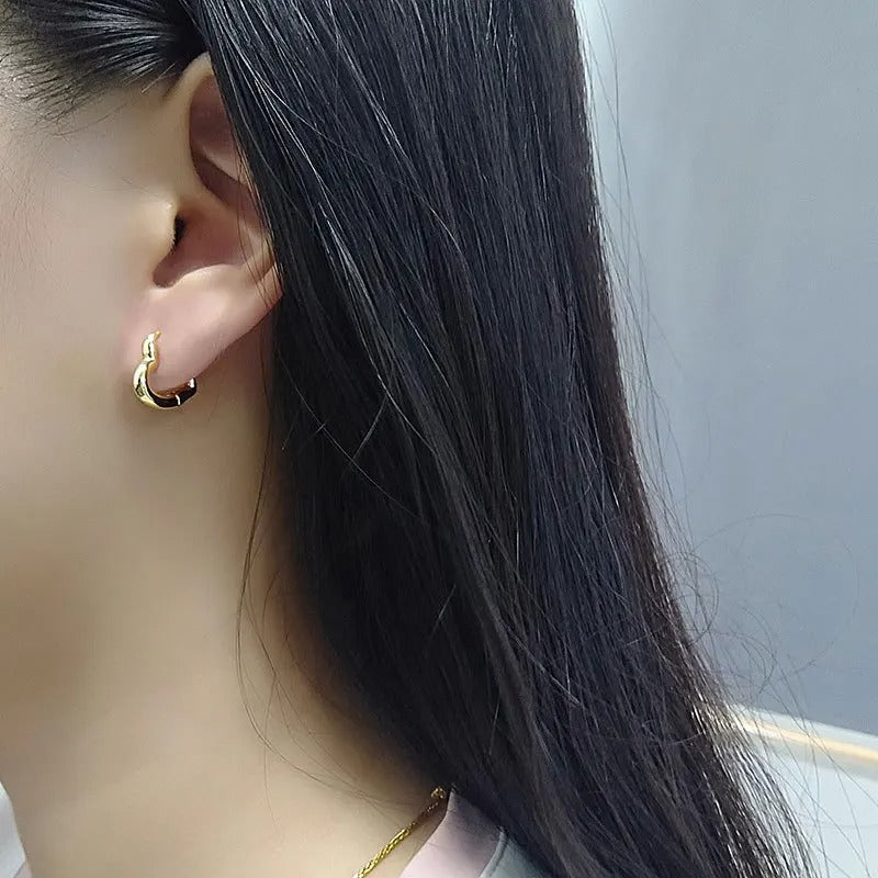 Earrings : Oorbellen Zilver - Dainty Love Studs - De Schattigste die Er zijn in van Pantino