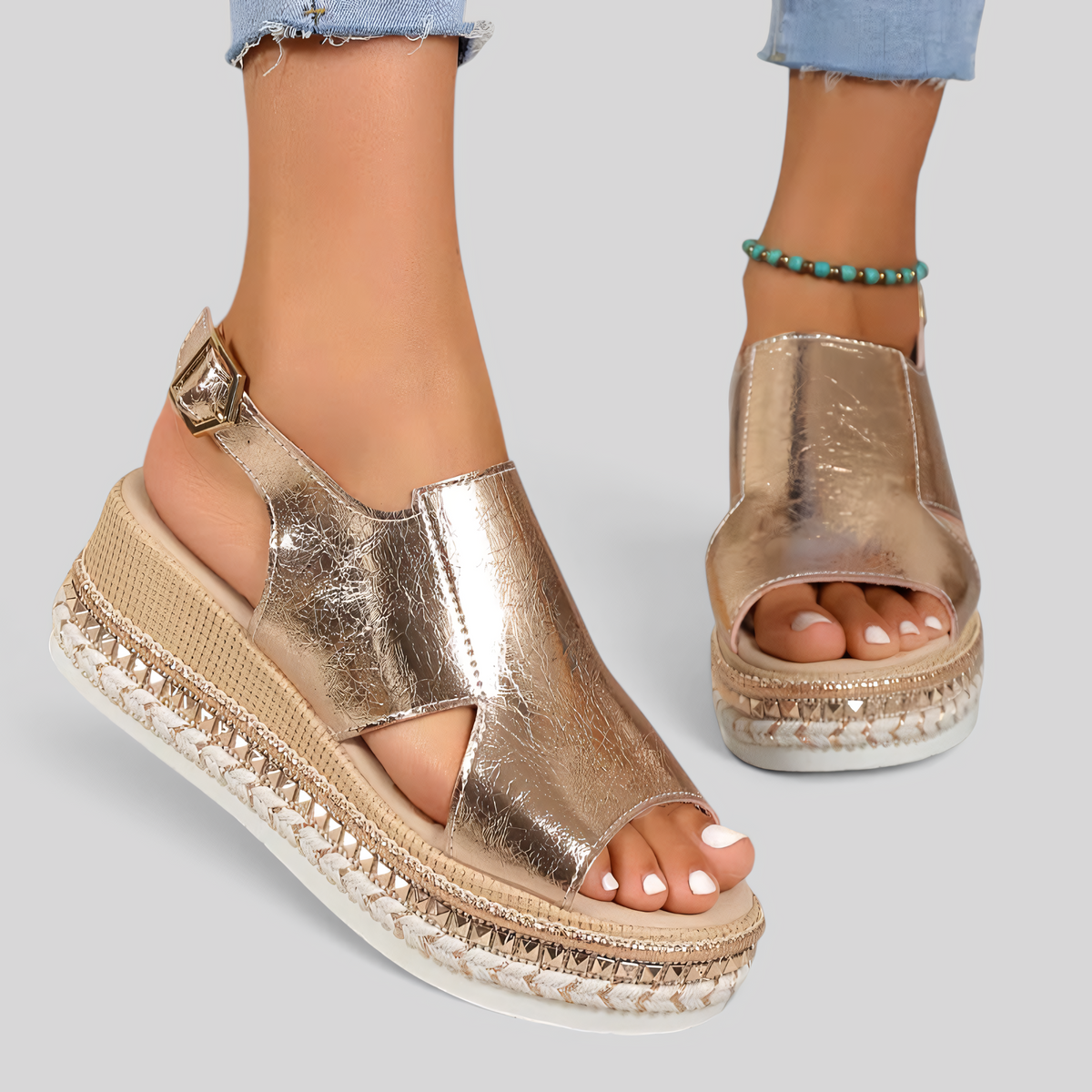 Sandals : Orthopedische Sandalen Dames Comfort met Voetboogondersteuning voor Werk en Vrije Tijd in van Pantinoshop