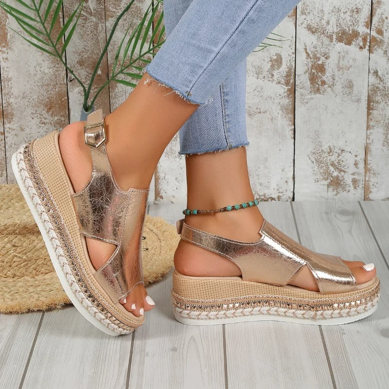 Orthopedische Sandalen Dames Comfort met Voetboogondersteuning voor Werk en Vrije Tijd