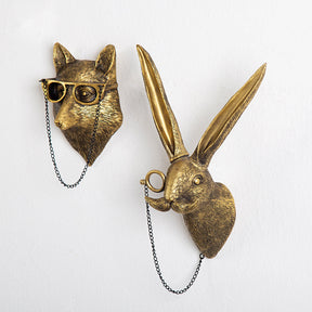 home & garden : Wanddecoratie Hertenkop 'Frankie' - Realistisch Kunsthars Wandornament in van Pantino