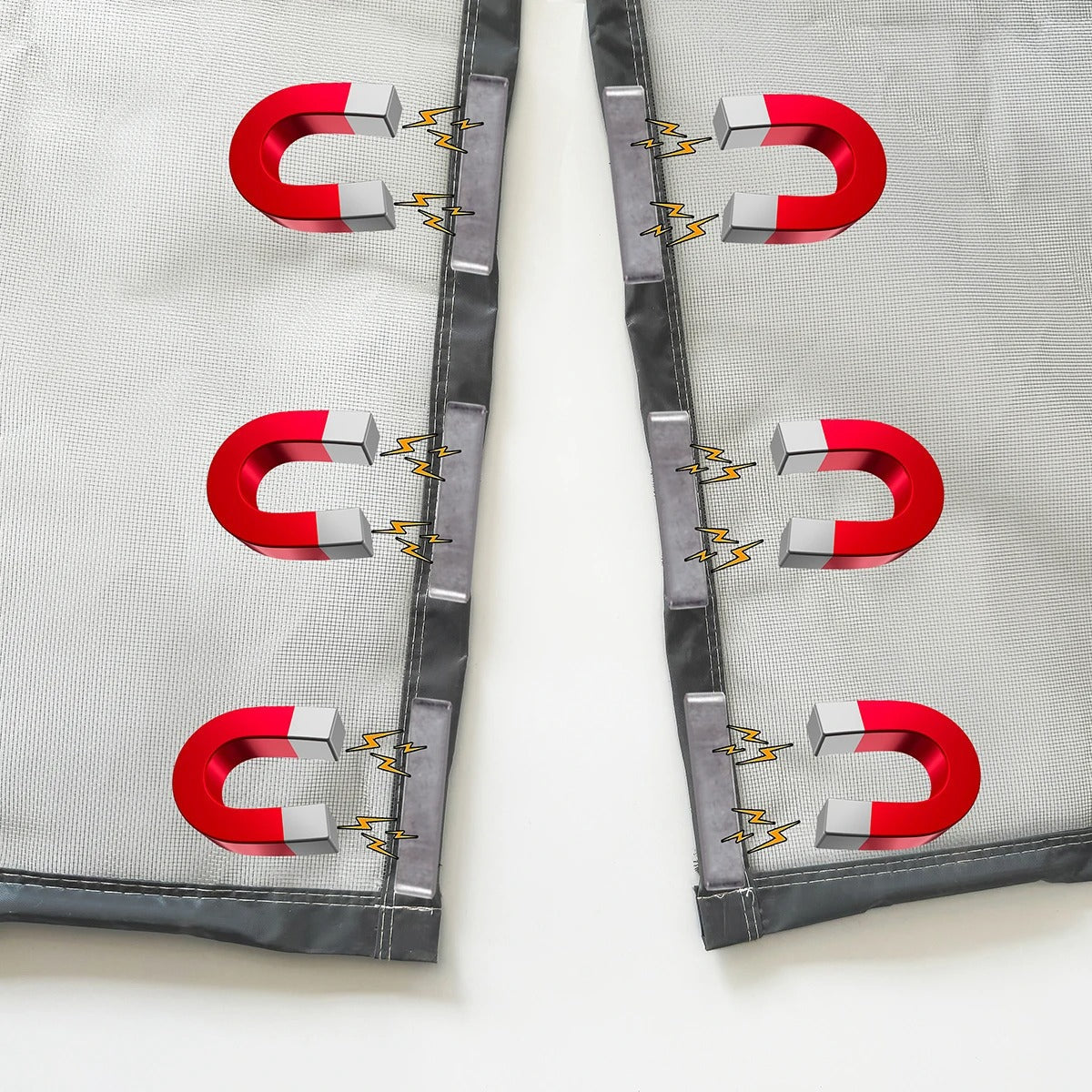 home & garden : Magnetische Hordeur Zwart 120x210cm - Vliegengordijn voor Deur, Insectenwering in van Pantino