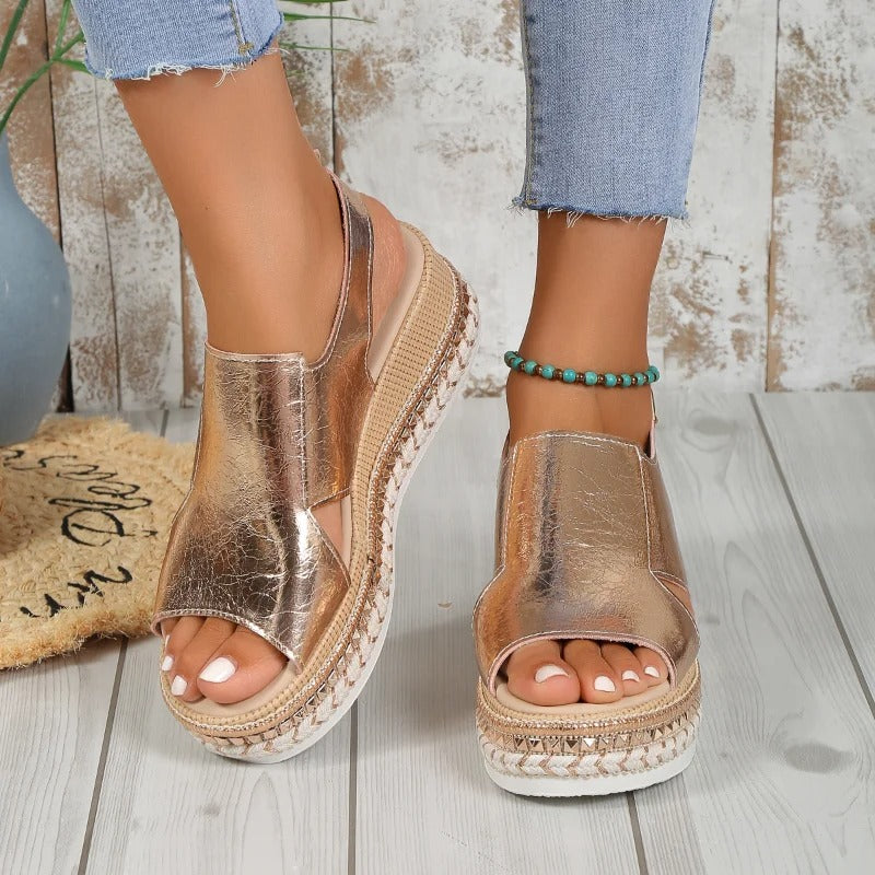 Orthopedische Sandalen Dames Comfort met Voetboogondersteuning voor Werk en Vrije Tijd