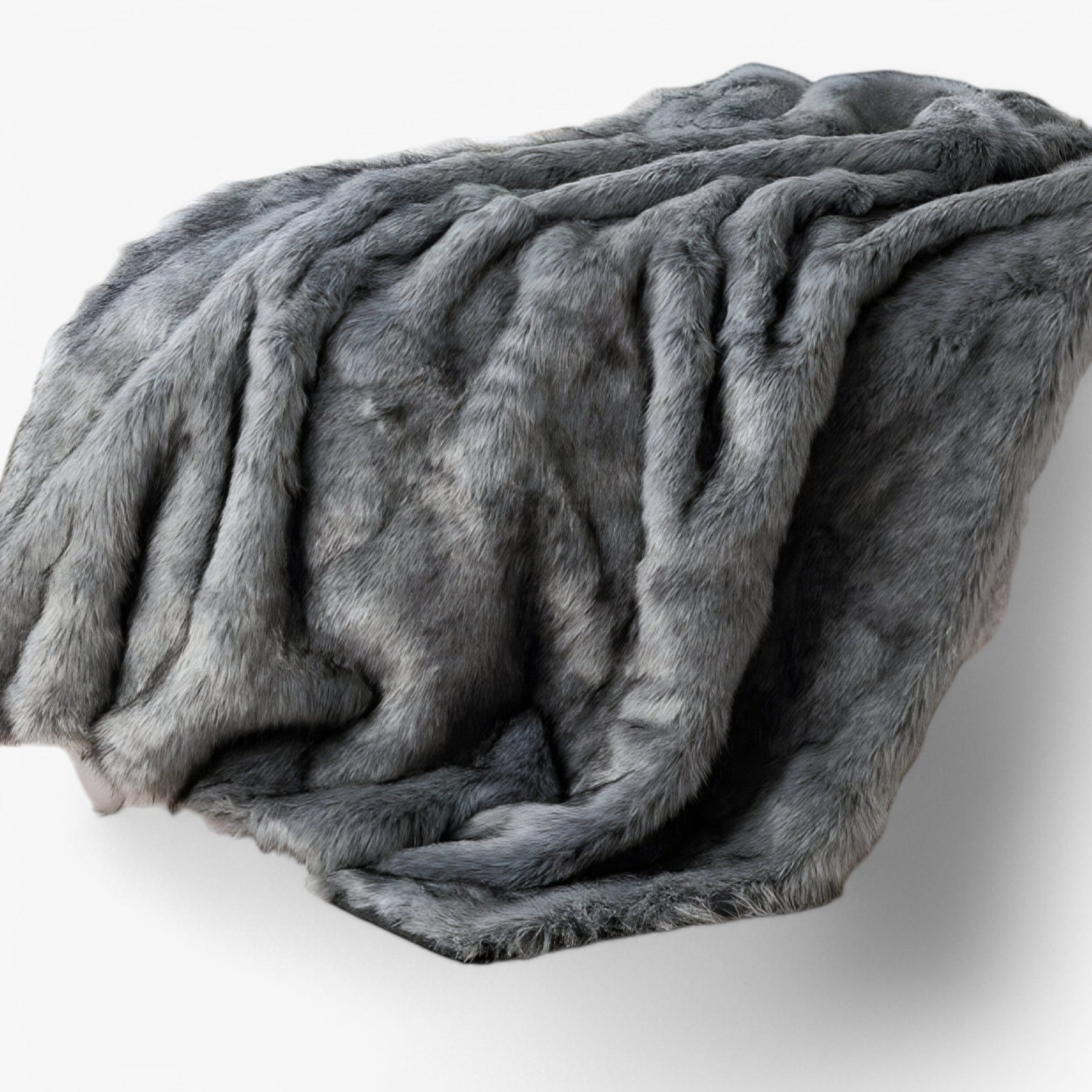 home & garden : Fleece Dekentje - Wit - Woonaccessoire in Grijs van Pantino