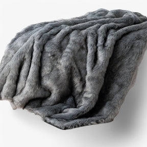 home & garden : Fleece Dekentje - Wit - Woonaccessoire in Grijs van Pantino