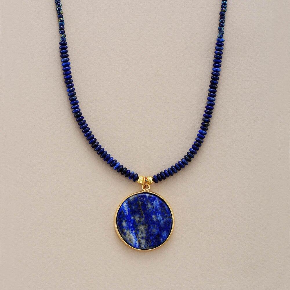 Bracelet : MidnightMoon Helende Ronde Lapis in van Pantino