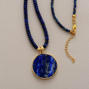 Bracelet : MidnightMoon Helende Ronde Lapis in van Pantino