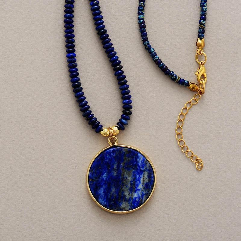 Bracelet : MidnightMoon Helende Ronde Lapis in van Pantino