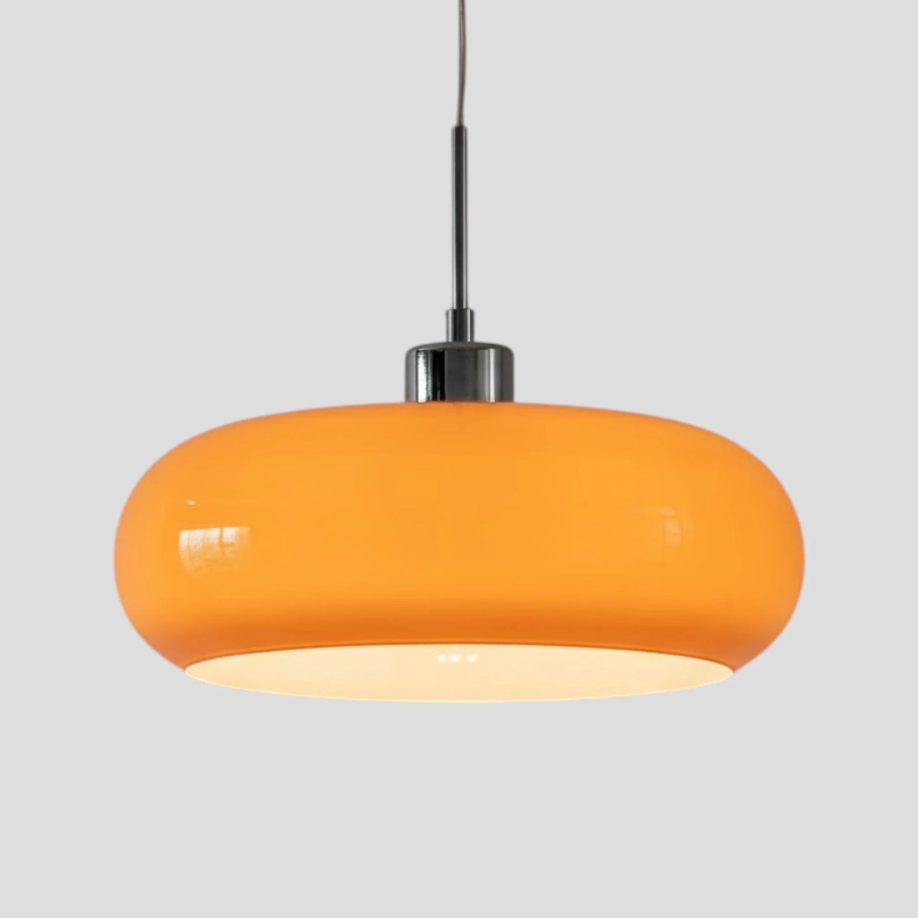 Éclairage : Glazen Plafondlamp Verlichting Lampenkappen in Orange van Pantino
