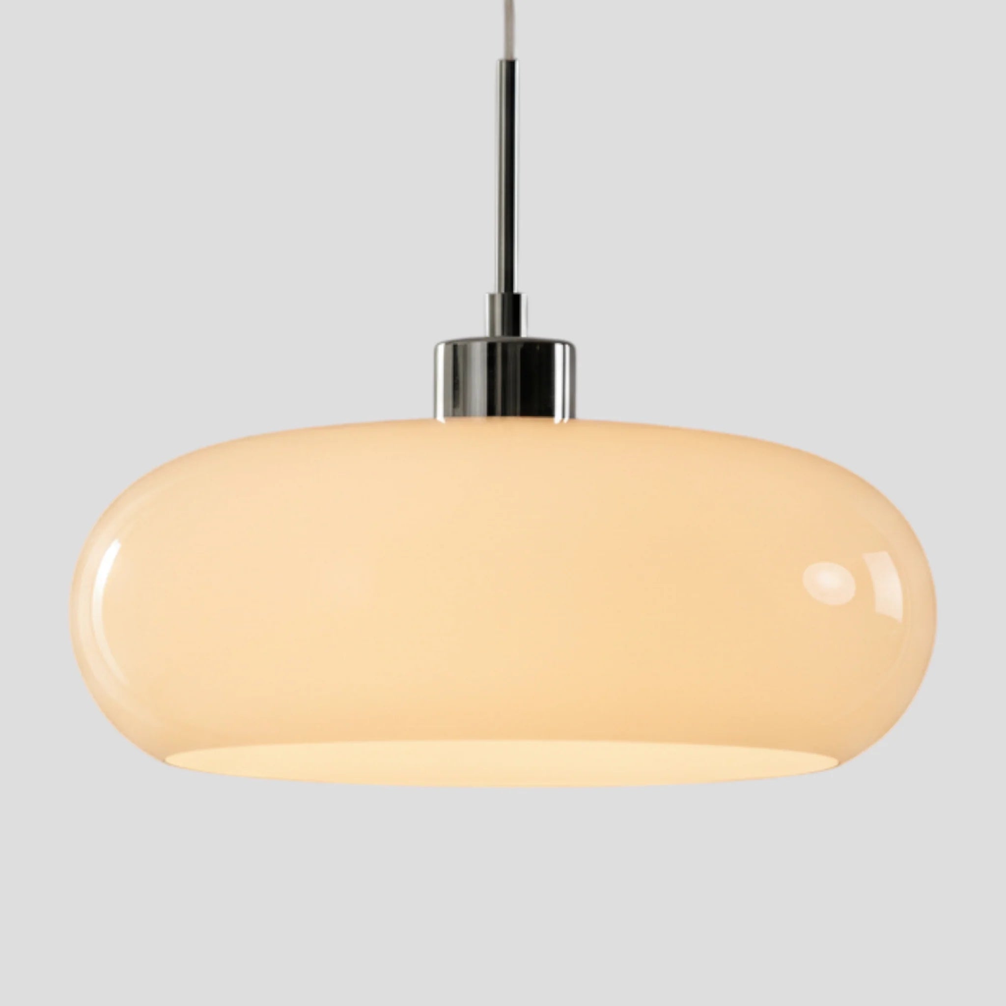 Éclairage : Glazen Plafondlamp Verlichting Lampenkappen in Blanc van Pantino