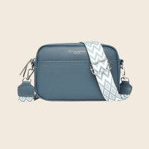 bags : Leren Schoudertas Dames Zwart - Dagelijks Gebruik Veelzijdig - PU-Leer in Blauw van Pantino