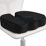 Orthopedisch Ergonomisch Kussen van Traagschuim voor Bureaustoel en Auto - Verlichting Rug-/Heuppijn