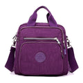 Crossbody Taske Dame Sort - 3-i-1 Vandtæt Multifunktionel - Nylon