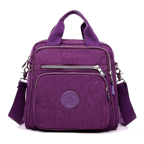 bags : Crossbody Tas Dames Zwart - 3-in-1 Waterdicht Multifunctioneel - Nylon in van Pantino