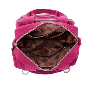 bags : Crossbody Tas Dames Zwart - 3-in-1 Waterdicht Multifunctioneel - Nylon in van Pantino