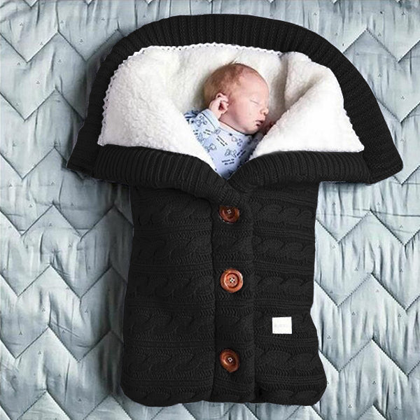 other : Baby Slaapzak Roze - Comfortabel Warm Veilig Slapen - Katoen in Zwart van Pantino