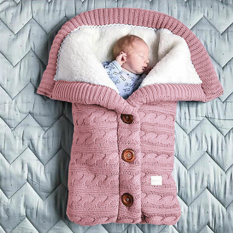 other : Baby Slaapzak Roze - Comfortabel Warm Veilig Slapen - Katoen in Roze van Pantino
