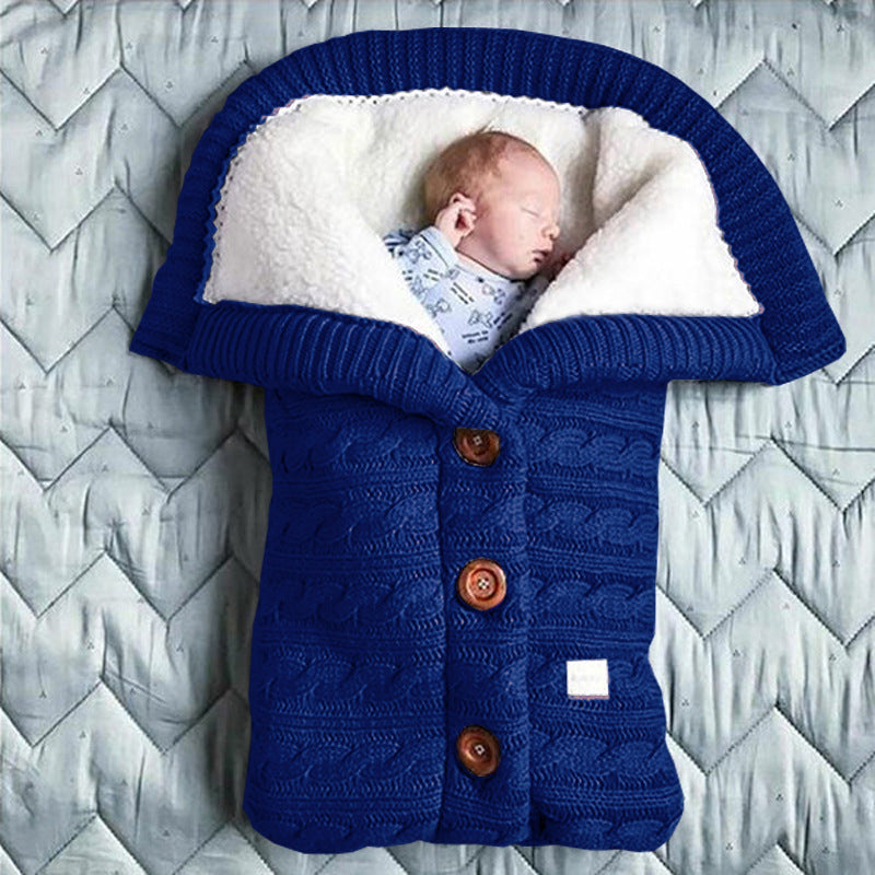 other : Baby Slaapzak Roze - Comfortabel Warm Veilig Slapen - Katoen in Navy van Pantino