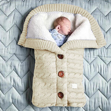 other : Baby Slaapzak Roze - Comfortabel Warm Veilig Slapen - Katoen in Khaki van Pantino