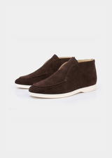 Heren mocassins met ronde neus