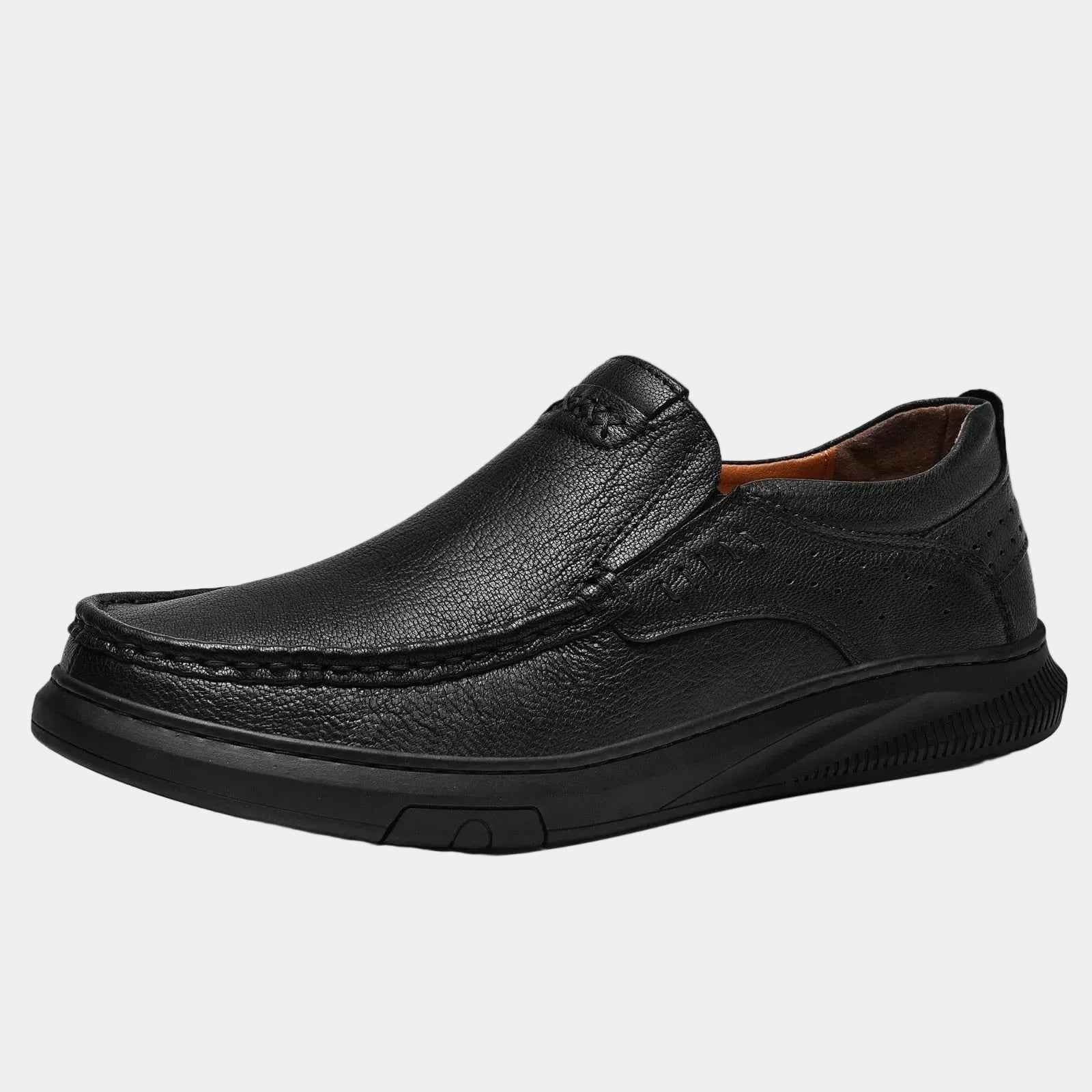 Gestikte herenmocassins