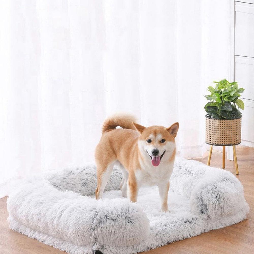 pets : Luxe Pluizig Hondenbed in van Pantino
