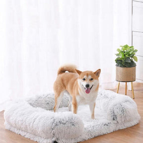 pets : Luxe Pluizig Hondenbed in van Pantino