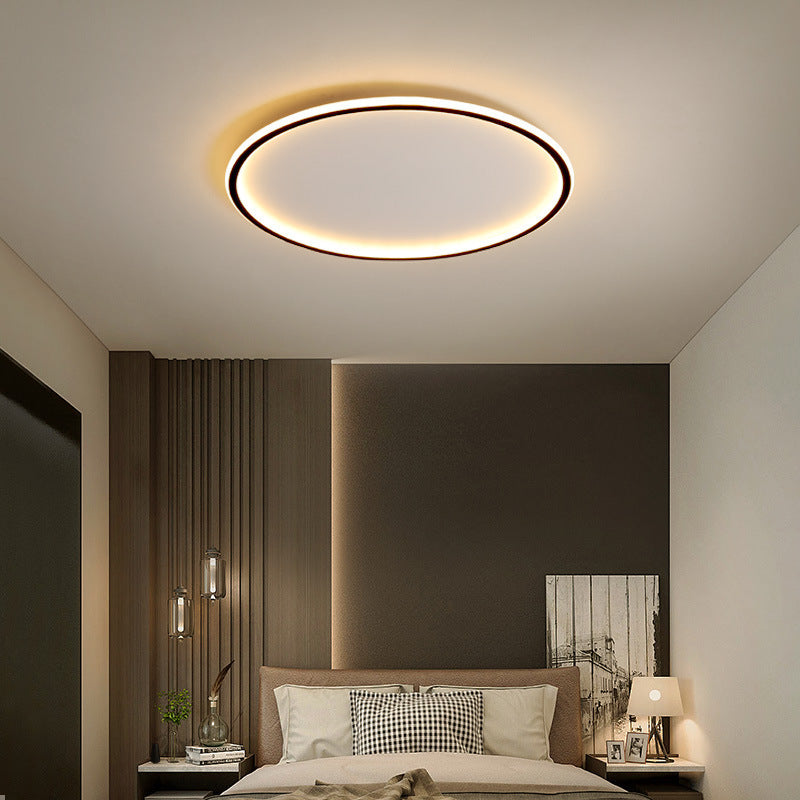 Plafondlamp, Rond Scandinavisch LED, Dimbaar, Aluminium