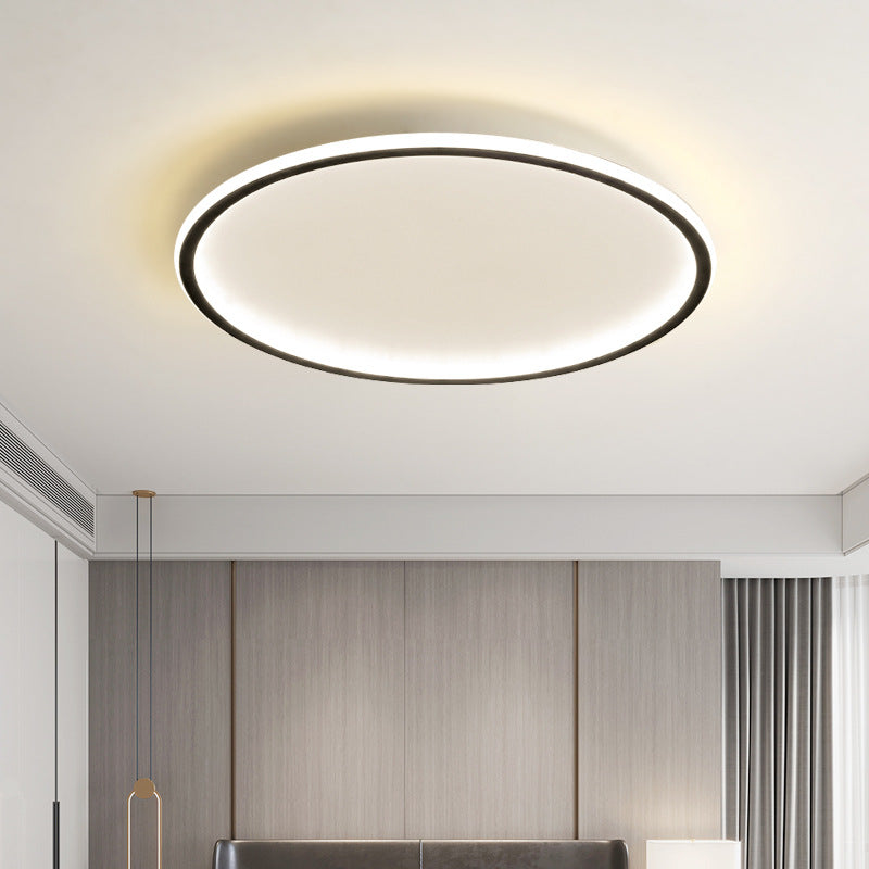 Plafondlamp, Rond Scandinavisch LED, Dimbaar, Aluminium