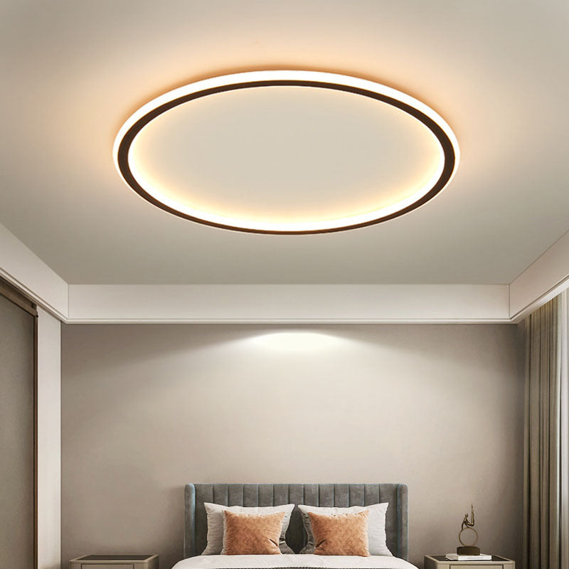Plafondlamp, Rond Scandinavisch LED, Dimbaar, Aluminium