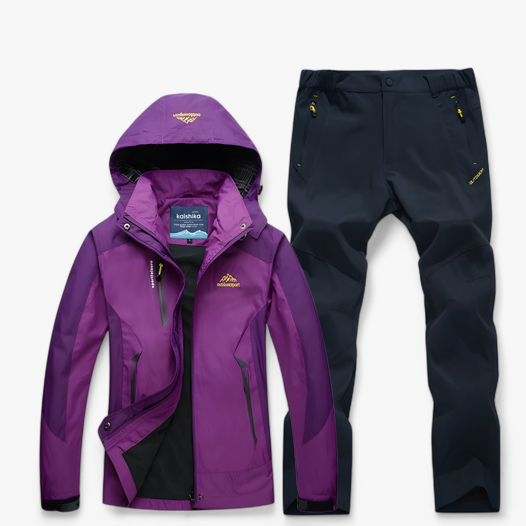 Men's Top Clothes : Waterdichte wandelset met jas en broek Heren in van Pantinoshop