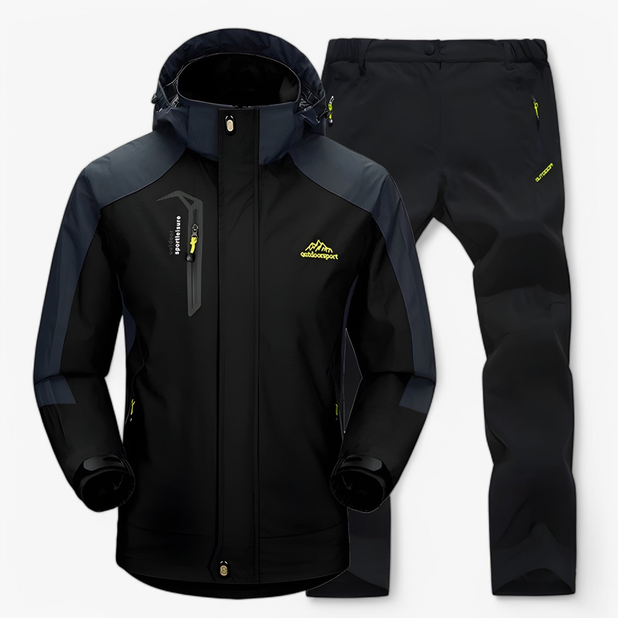 Men's Top Clothes : Waterdichte wandelset met jas en broek Heren in van Pantinoshop